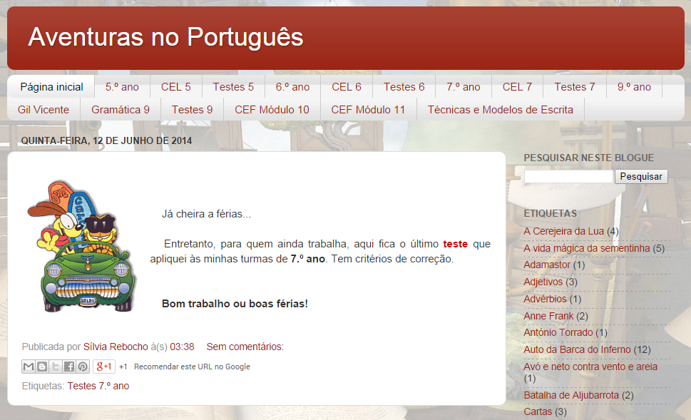 Aventuras no Português